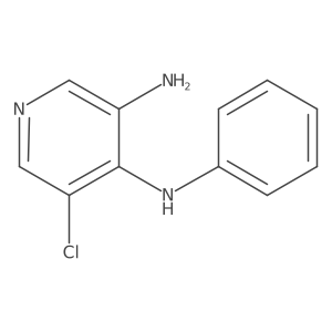 5-Chloro-N4-phenyl-3,4-pyridinediamine结构式