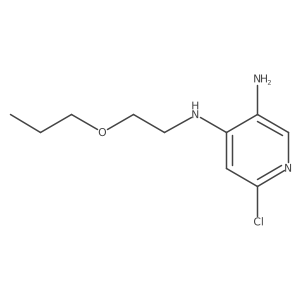 6-chloro-N4-(2-propoxyethyl)pyridine-3,4-diamine结构式