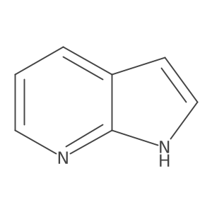 ((2)H)-1H-pyrrolo[2,3-b]pyridine结构式