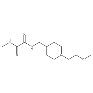 N'-{[1-(2-methoxyethyl)piperidin-4-yl]methyl}-N-methylethanediamide Structure