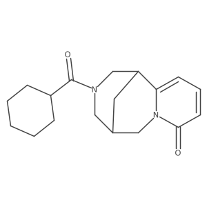 3-(cyclohexanecarbonyl)-3,4,5,6-tetrahydro-1H-1,5-methanopyrido[1,2-a][1,5]diazocin-8(2H)-one Structure