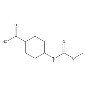 4-Methoxycarbonylamino-cyclohexanecarboxylic acid Structure