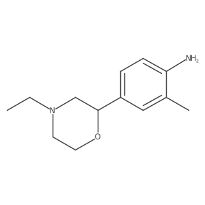 4-(4-Ethylmorpholin-2-yl)-2-methylaniline结构式