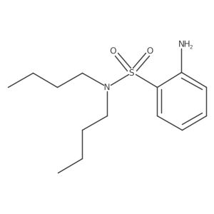 2-amino-N,N-dibutylbenzenesulfonamide结构式