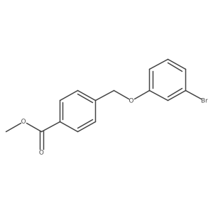 Methyl 4-((3-bromophenoxy)methyl)benzoate Structure