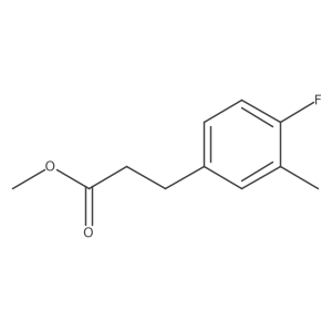 Methyl 3-(4-fluoro-3-methylphenyl)propanoate Structure