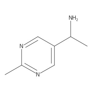 (S)-1-(2-methylpyrimidin-5-yl)ethanamine Structure