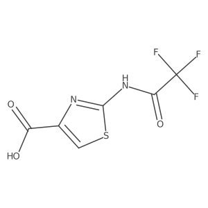 2-(Trifluoroacetamido)-1,3-thiazole-4-carboxylic acid Structure