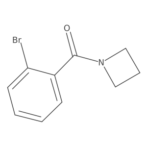 Azetidin-1-yl(2-bromophenyl)methanone Structure