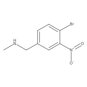 [(4-Bromo-3-nitrophenyl)methyl](methyl)amine Structure
