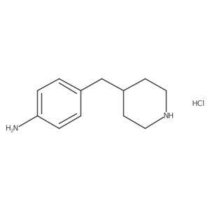 4-(Piperidin-4-ylmethyl)aniline hydrochloride结构式