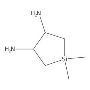 trans-1,1-Dimethylsilolane-3,4-diamine Structure