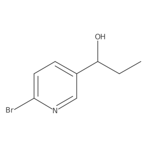 1-(6-Bromopyridin-3-yl)propan-1-ol Structure