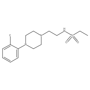 N-(2-(4-(2-fluorophenyl)piperazin-1-yl)ethyl)ethanesulfonamide Structure