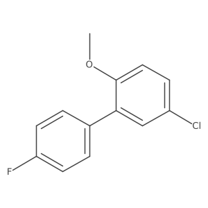 4-Chloro-2-(4-fluorophenyl)-1-methoxybenzene结构式