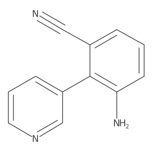 3-Amino-2-pyridin-3-ylbenzonitrile Structure