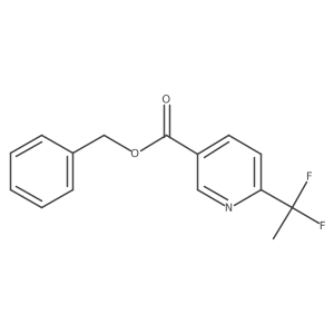 Benzyl 6-(1,1-difluoroethyl)nicotinate结构式