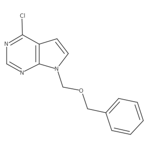 7-[(Benzyloxy)methyl]-4-chloro-7H-pyrrolo[2,3-d]pyrimidine Structure