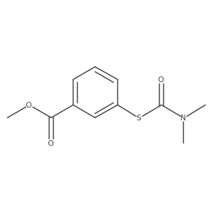 Methyl 3-(dimethylcarbamoylsulfanyl)benzoate结构式
