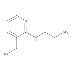 N'-[3-(aminomethyl)pyridin-2-yl]ethane-1,2-diamine Structure