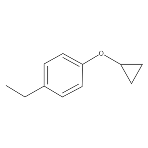 1-Cyclopropoxy-4-ethylbenzene Structure