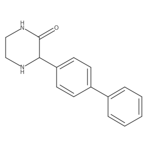 3-Biphenyl-4-YL-piperazin-2-one Structure
