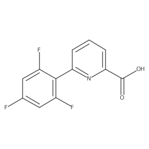 6-(2,4,6-Trifluorophenyl)picolinic acid结构式