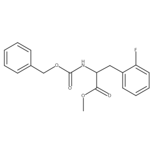 2-Fluoro-N-[(phenylmethoxy)carbonyl]phenylalanine methyl ester结构式
