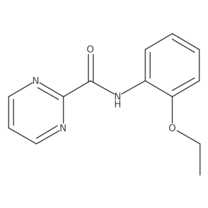 N-(2-ethoxyphenyl)pyrimidine-2-carboxamide结构式