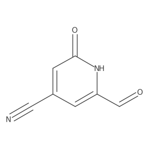 2-Formyl-6-hydroxyisonicotinonitrile结构式