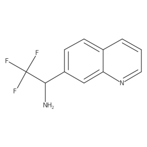 2,2,2-Trifluoro-1-(quinolin-7-yl)ethan-1-amine Structure