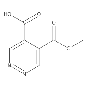 5-(Methoxycarbonyl)pyridazine-4-carboxylic Acid Structure