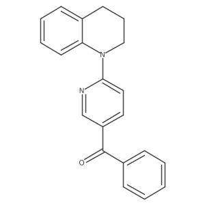 (6-(3,4-Dihydroquinolin-1(2H)-yl)pyridin-3-yl)(phenyl)methanone结构式
