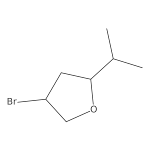 4-Bromo-2-(propan-2-yl)oxolane Structure