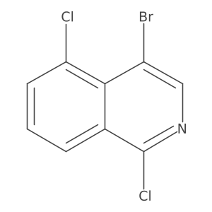 4-Bromo-1,5-dichloroisoquinoline Structure