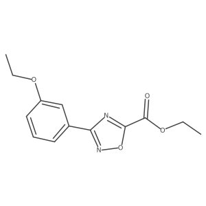 Ethyl 3-(3-ethoxyphenyl)-1,2,4-oxadiazole-5-carboxylate Structure