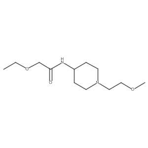 2-Ethoxy-N-[1-(2-methoxyethyl)piperidin-4-YL]acetamide结构式