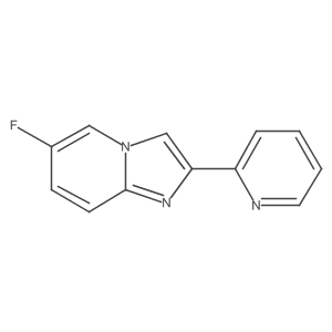 6-Fluoro-2-(2-pyridyl)imidazo[1,2-a]pyridine Structure