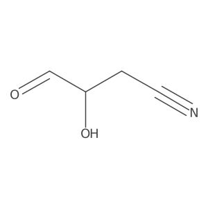 3-Hydroxy-4-oxobutanenitrile结构式