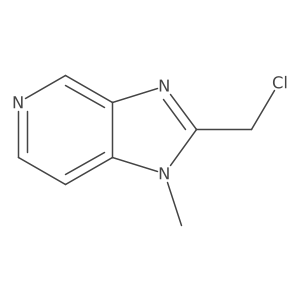 2-(chloromethyl)-1-methyl-1H-imidazo[4,5-c]pyridine结构式