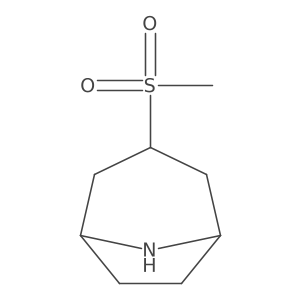 3-Methanesulfonyl-8-azabicyclo[3.2.1]octane Structure