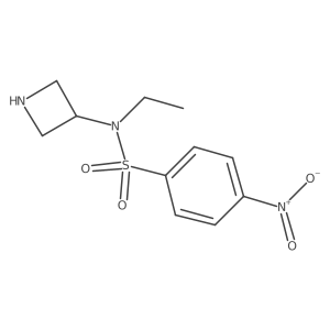 N-(azetidin-3-yl)-N-ethyl-4-nitrobenzene-1-sulfonamide Structure
