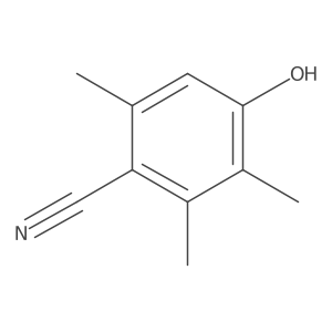 4-Hydroxy-2,3,6-trimethylbenzonitrile Structure