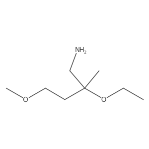 2-Ethoxy-4-methoxy-2-methylbutan-1-amine Structure
