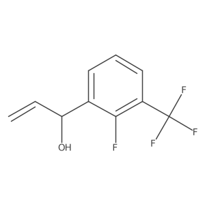 alpha-Ethenyl-2-fluoro-3-(trifluoromethyl)benzenemethanol结构式