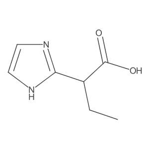 2-(1H-imidazol-2-yl)butanoic acid结构式