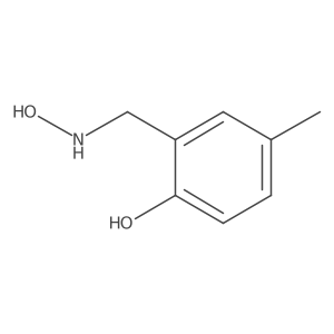 2-[(Hydroxyamino)methyl]-4-methylphenol Structure