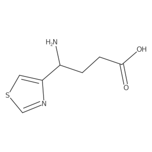 4-Amino-4-(1,3-thiazol-4-yl)butanoic acid结构式