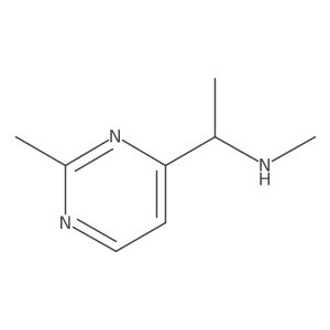 N-methyl-1-(2-methylpyrimidin-4-yl)ethanamine Structure