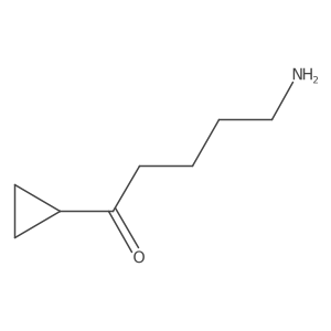 5-Amino-1-cyclopropylpentan-1-one结构式